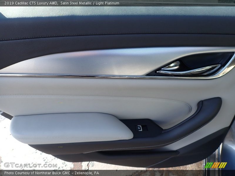 Satin Steel Metallic / Light Platinum 2019 Cadillac CTS Luxury AWD