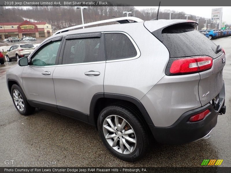 Billet Silver Metallic / Black 2018 Jeep Cherokee Limited 4x4