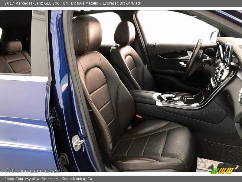 Brilliant Blue Metallic / Espresso Brown/Black 2017 Mercedes-Benz GLC 300