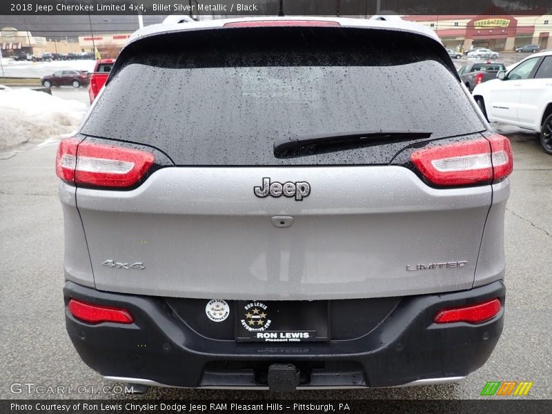Billet Silver Metallic / Black 2018 Jeep Cherokee Limited 4x4