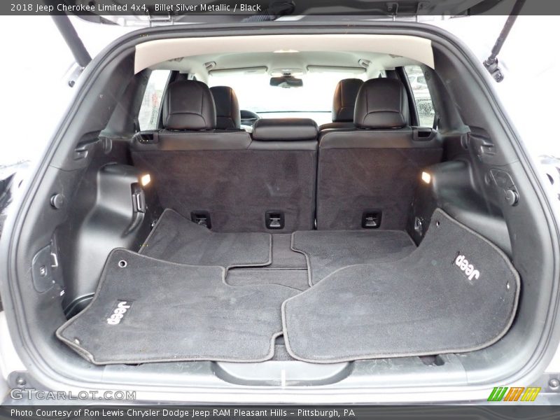 Billet Silver Metallic / Black 2018 Jeep Cherokee Limited 4x4