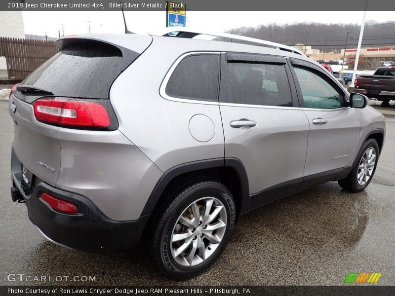 Billet Silver Metallic / Black 2018 Jeep Cherokee Limited 4x4