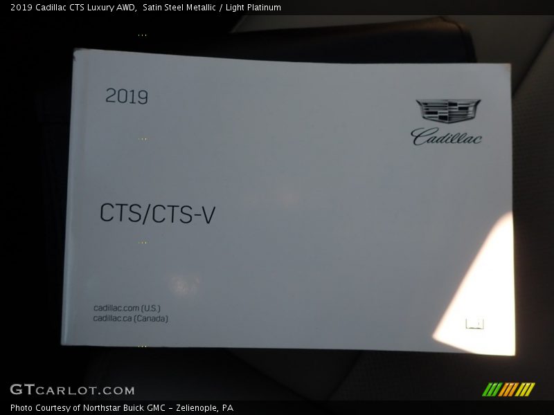 Satin Steel Metallic / Light Platinum 2019 Cadillac CTS Luxury AWD
