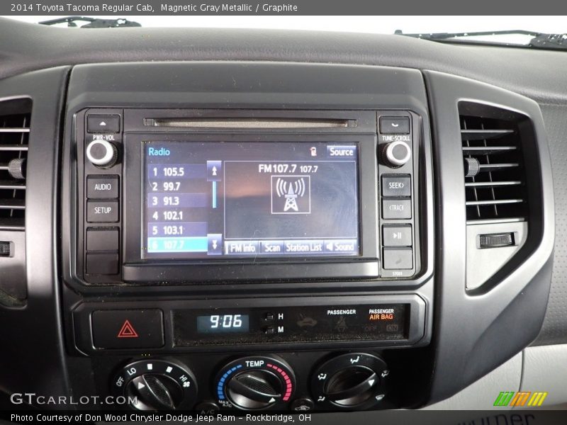 Controls of 2014 Tacoma Regular Cab