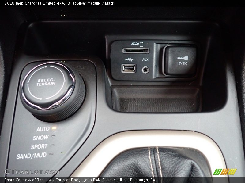 Billet Silver Metallic / Black 2018 Jeep Cherokee Limited 4x4