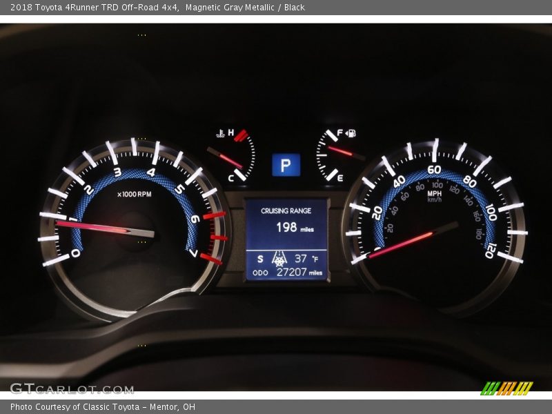 Magnetic Gray Metallic / Black 2018 Toyota 4Runner TRD Off-Road 4x4