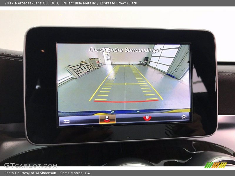 Brilliant Blue Metallic / Espresso Brown/Black 2017 Mercedes-Benz GLC 300