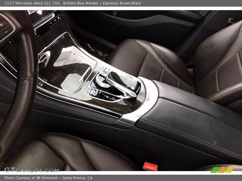 Brilliant Blue Metallic / Espresso Brown/Black 2017 Mercedes-Benz GLC 300