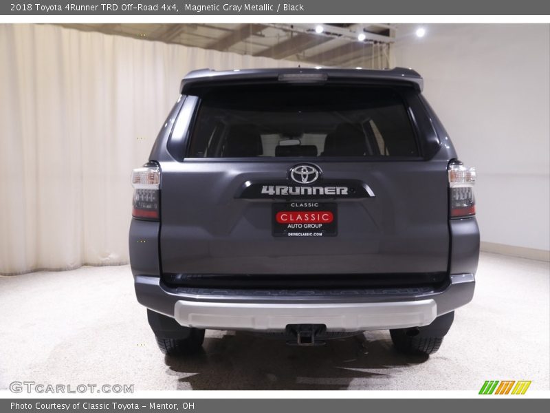 Magnetic Gray Metallic / Black 2018 Toyota 4Runner TRD Off-Road 4x4
