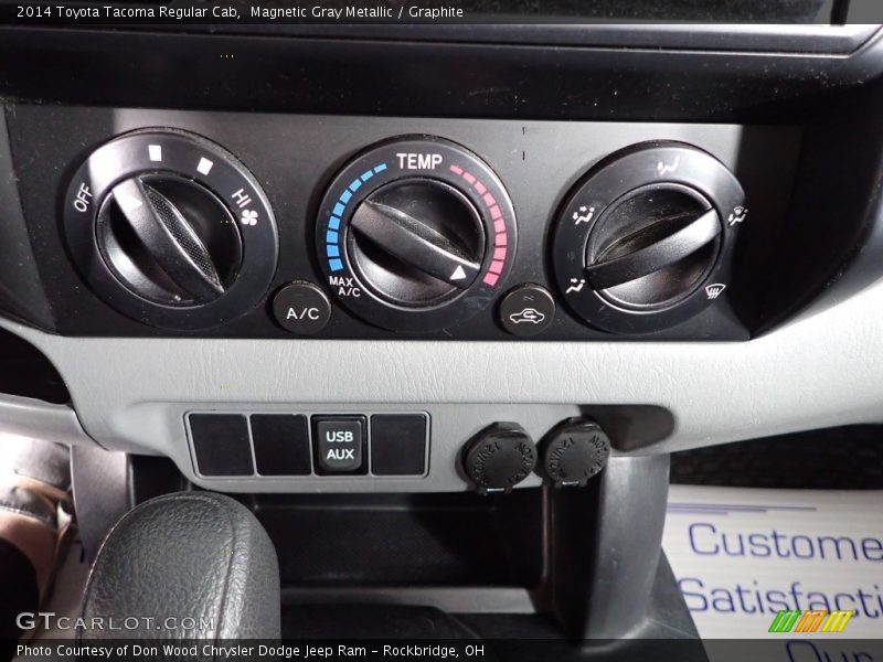 Controls of 2014 Tacoma Regular Cab