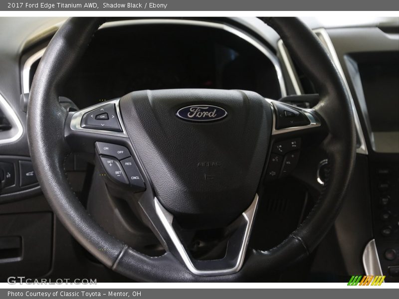 Shadow Black / Ebony 2017 Ford Edge Titanium AWD