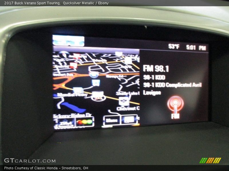 Quicksilver Metallic / Ebony 2017 Buick Verano Sport Touring