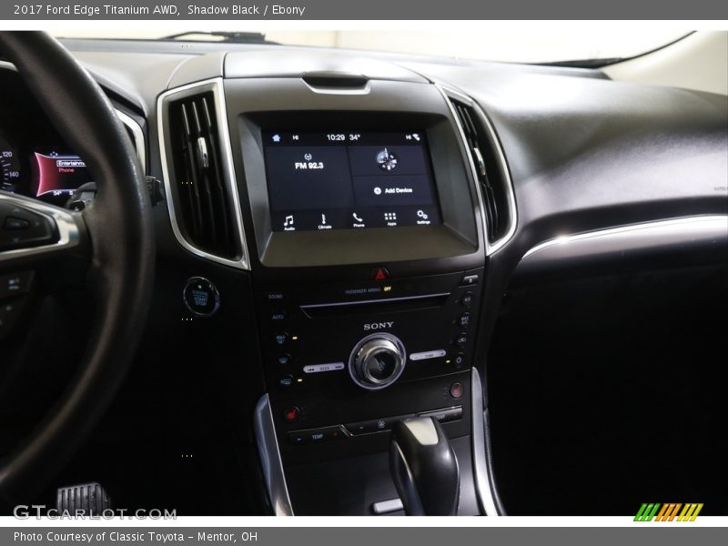 Shadow Black / Ebony 2017 Ford Edge Titanium AWD