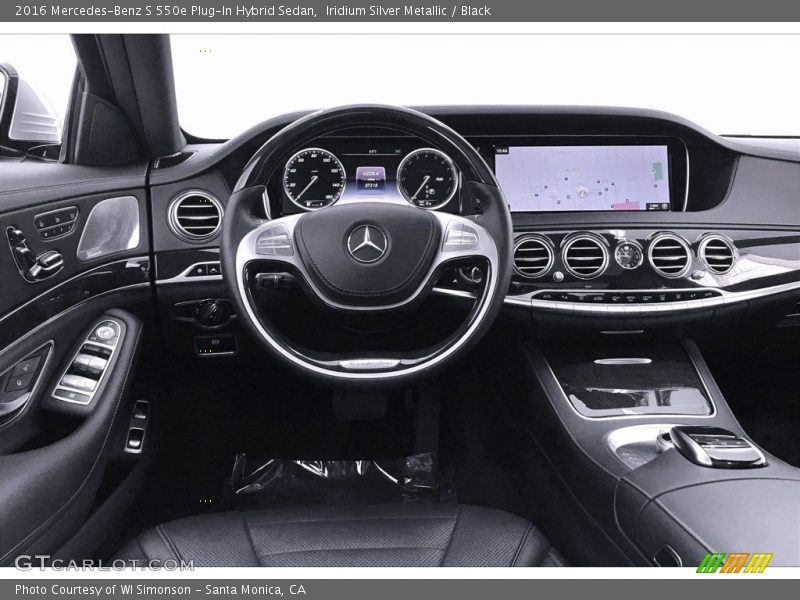 Iridium Silver Metallic / Black 2016 Mercedes-Benz S 550e Plug-In Hybrid Sedan