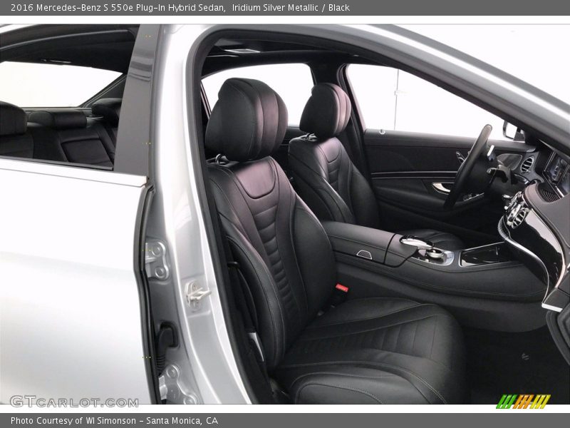 Iridium Silver Metallic / Black 2016 Mercedes-Benz S 550e Plug-In Hybrid Sedan