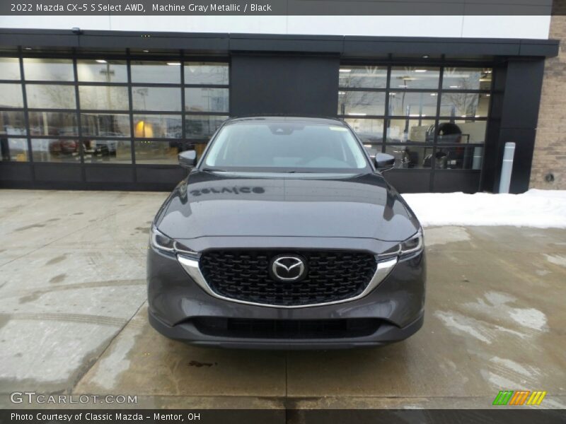 Machine Gray Metallic / Black 2022 Mazda CX-5 S Select AWD