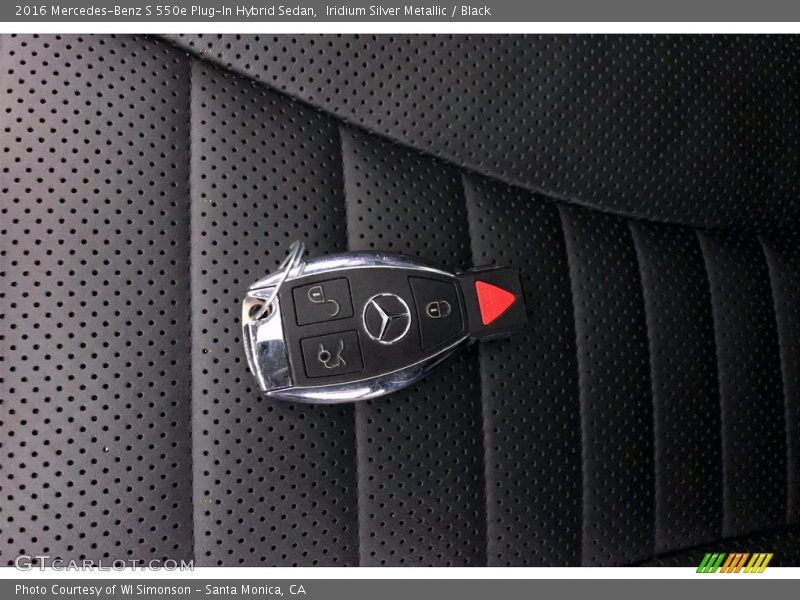 Iridium Silver Metallic / Black 2016 Mercedes-Benz S 550e Plug-In Hybrid Sedan
