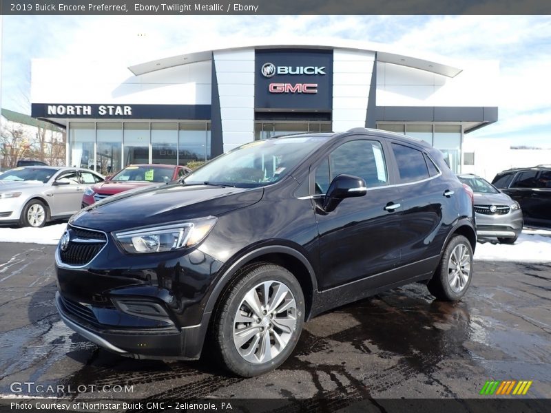Ebony Twilight Metallic / Ebony 2019 Buick Encore Preferred
