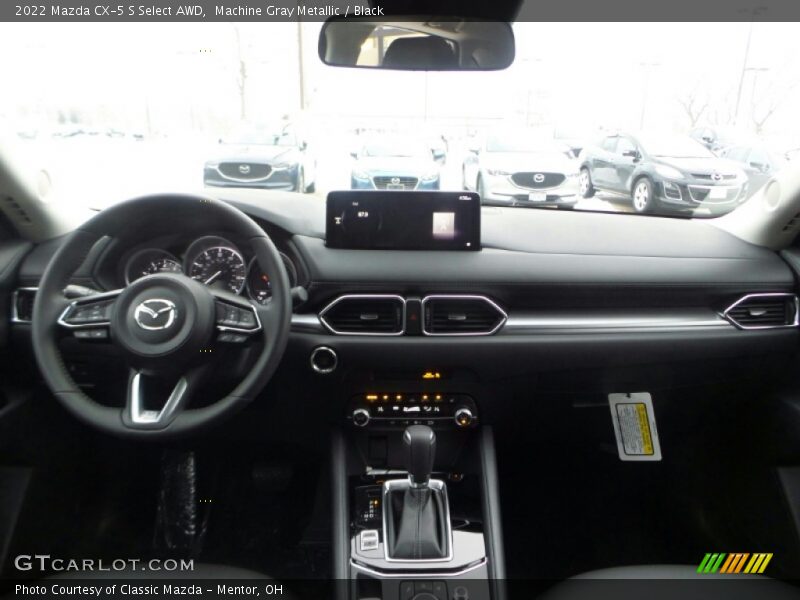 Machine Gray Metallic / Black 2022 Mazda CX-5 S Select AWD
