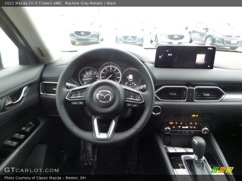 Machine Gray Metallic / Black 2022 Mazda CX-5 S Select AWD