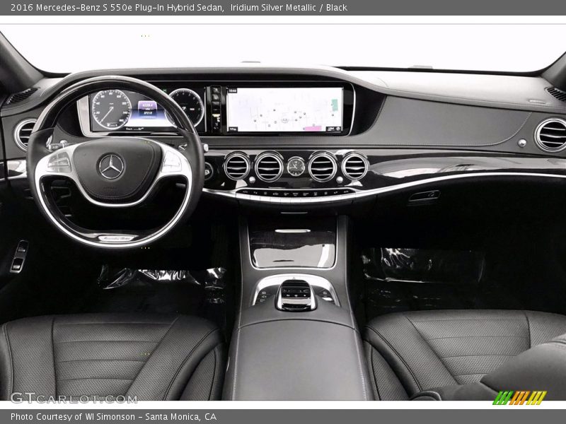 Iridium Silver Metallic / Black 2016 Mercedes-Benz S 550e Plug-In Hybrid Sedan