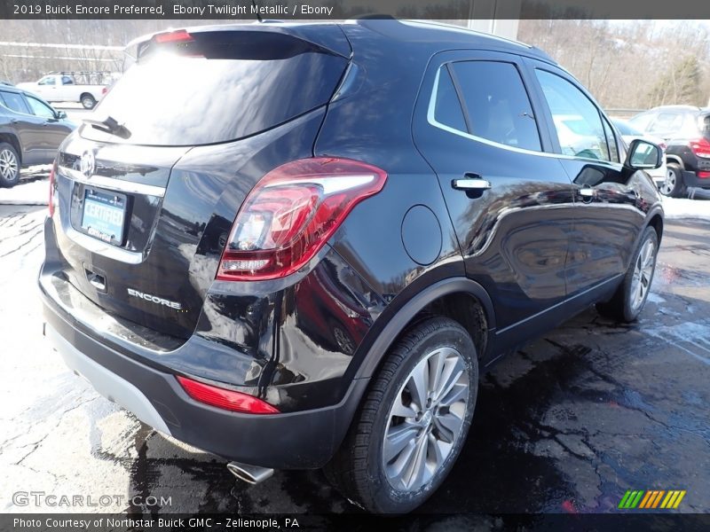 Ebony Twilight Metallic / Ebony 2019 Buick Encore Preferred