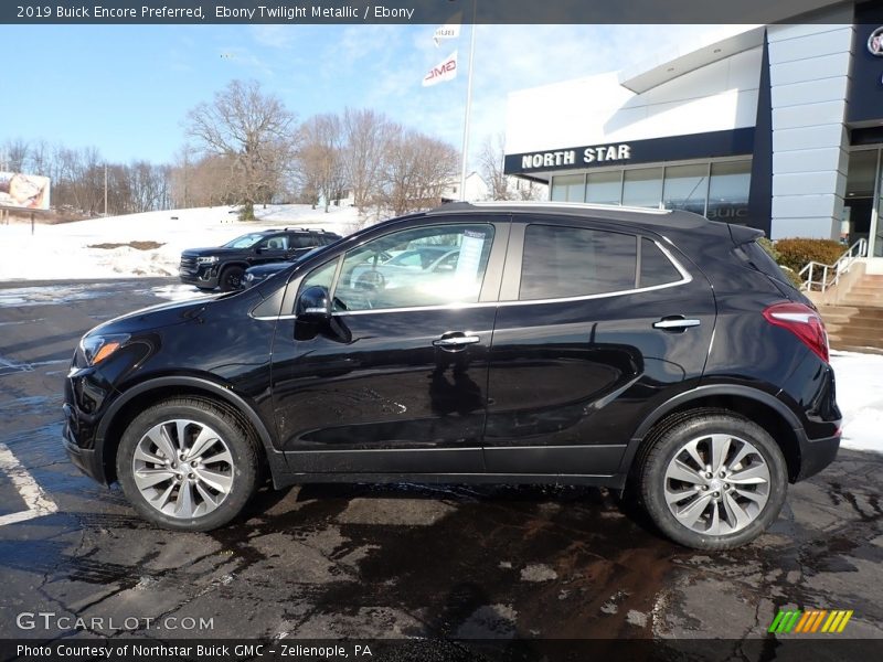 Ebony Twilight Metallic / Ebony 2019 Buick Encore Preferred