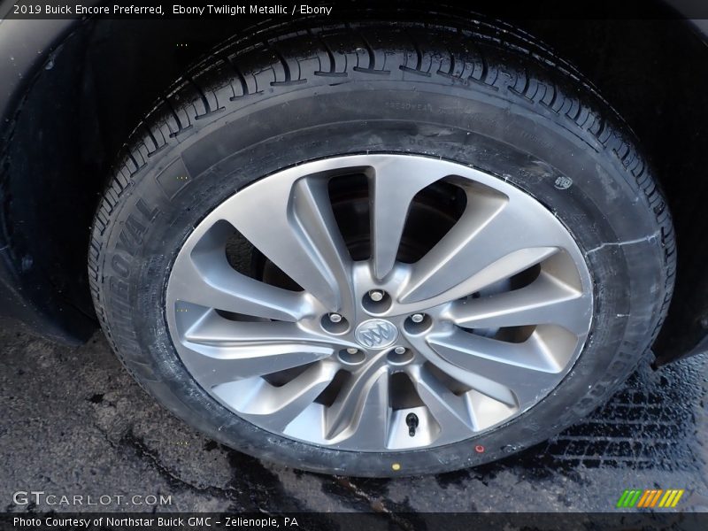 Ebony Twilight Metallic / Ebony 2019 Buick Encore Preferred