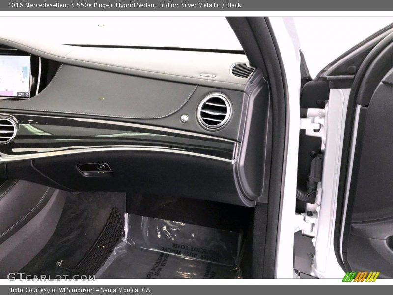 Iridium Silver Metallic / Black 2016 Mercedes-Benz S 550e Plug-In Hybrid Sedan