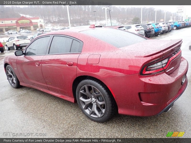 Octane Red Pearl / Black 2018 Dodge Charger R/T