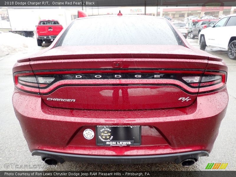Octane Red Pearl / Black 2018 Dodge Charger R/T