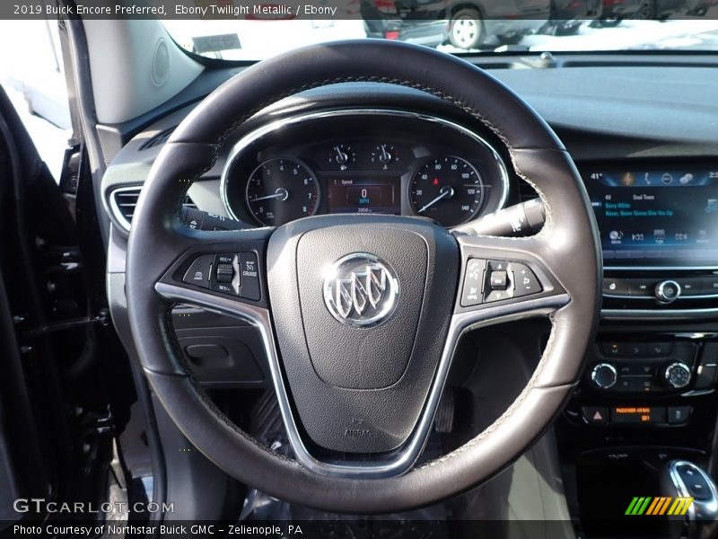 Ebony Twilight Metallic / Ebony 2019 Buick Encore Preferred