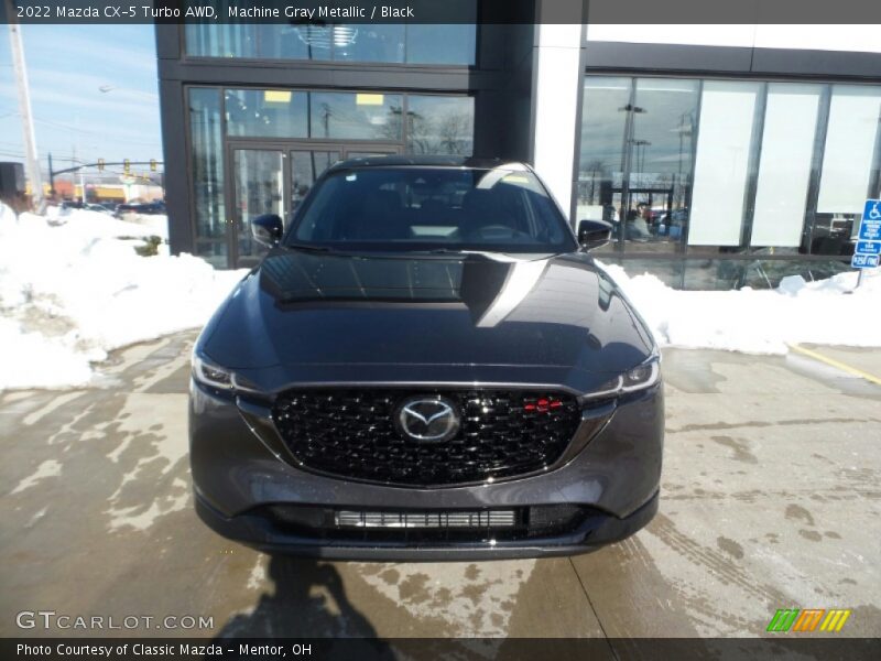 Machine Gray Metallic / Black 2022 Mazda CX-5 Turbo AWD