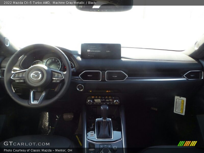 Machine Gray Metallic / Black 2022 Mazda CX-5 Turbo AWD