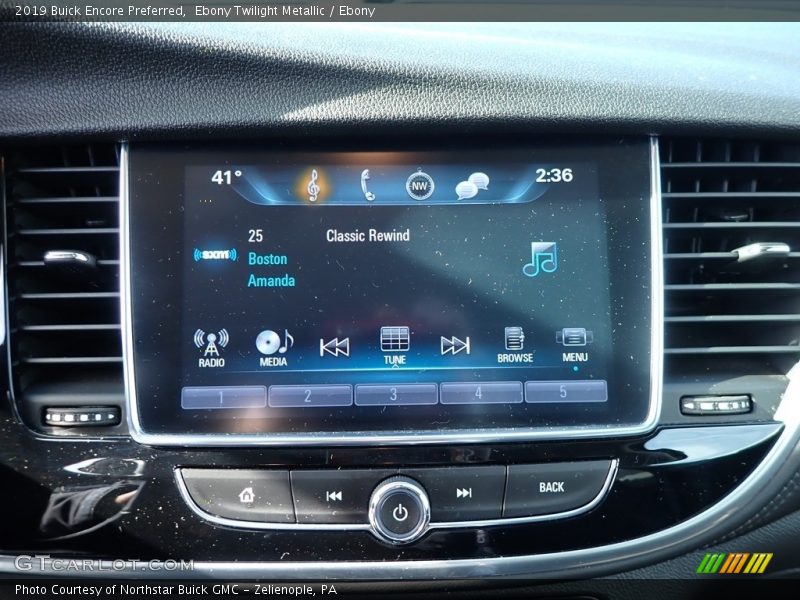Ebony Twilight Metallic / Ebony 2019 Buick Encore Preferred