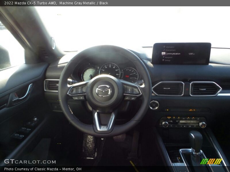 Machine Gray Metallic / Black 2022 Mazda CX-5 Turbo AWD