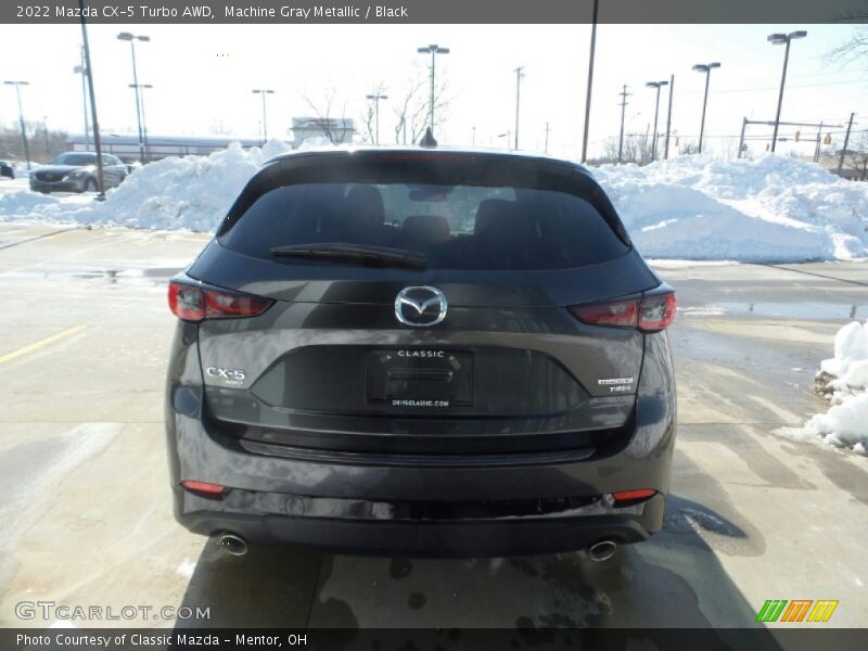 Machine Gray Metallic / Black 2022 Mazda CX-5 Turbo AWD