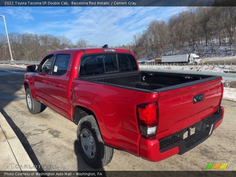 Barcelona Red Metallic / Cement Gray 2022 Toyota Tacoma SR Double Cab