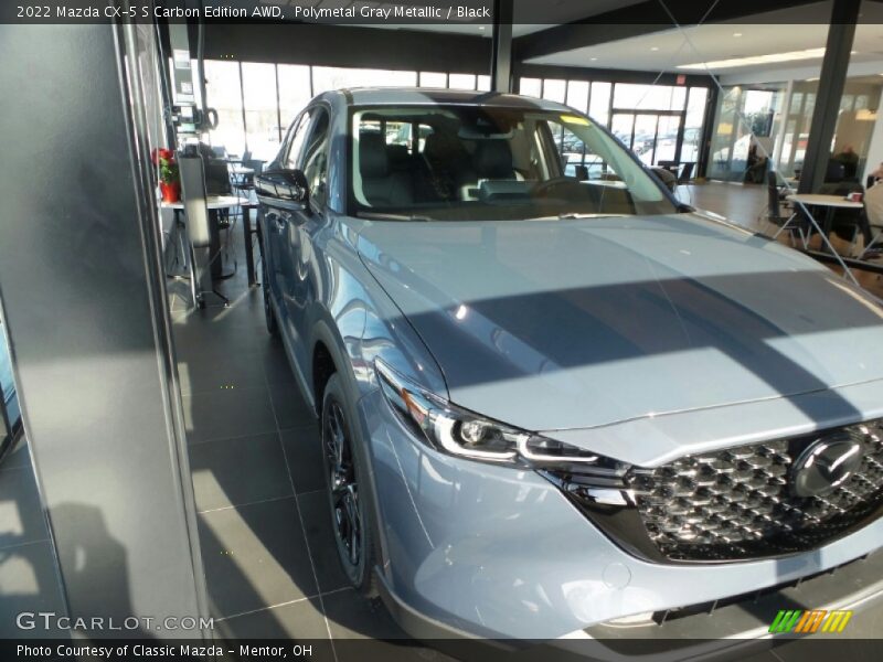 Polymetal Gray Metallic / Black 2022 Mazda CX-5 S Carbon Edition AWD
