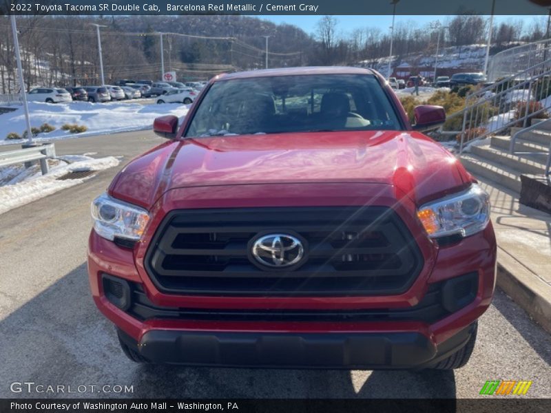 Barcelona Red Metallic / Cement Gray 2022 Toyota Tacoma SR Double Cab