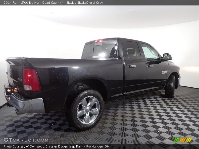 Black / Black/Diesel Gray 2014 Ram 1500 Big Horn Quad Cab 4x4