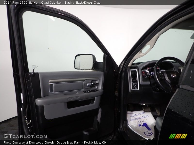 Black / Black/Diesel Gray 2014 Ram 1500 Big Horn Quad Cab 4x4