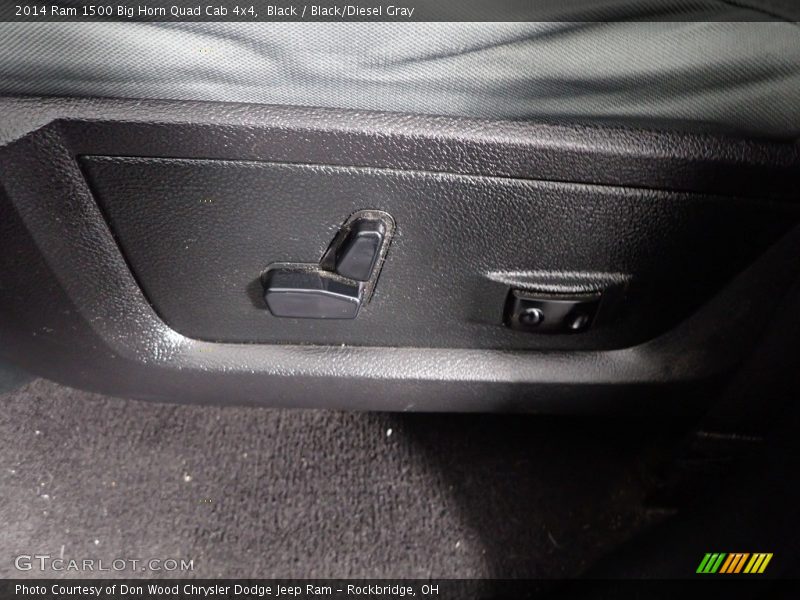 Black / Black/Diesel Gray 2014 Ram 1500 Big Horn Quad Cab 4x4