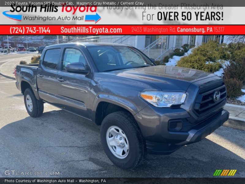 Magnetic Gray Metallic / Cement Gray 2022 Toyota Tacoma SR5 Double Cab