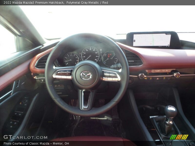 Dashboard of 2022 Mazda3 Premium Hatchback