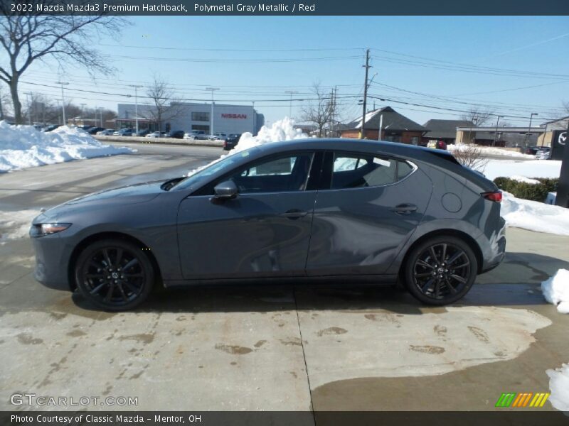  2022 Mazda3 Premium Hatchback Polymetal Gray Metallic