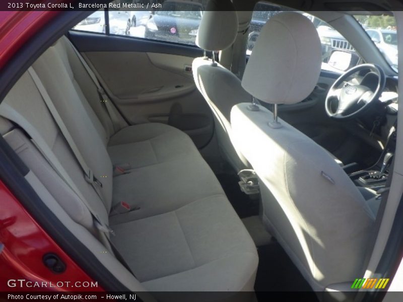 Barcelona Red Metallic / Ash 2013 Toyota Corolla L
