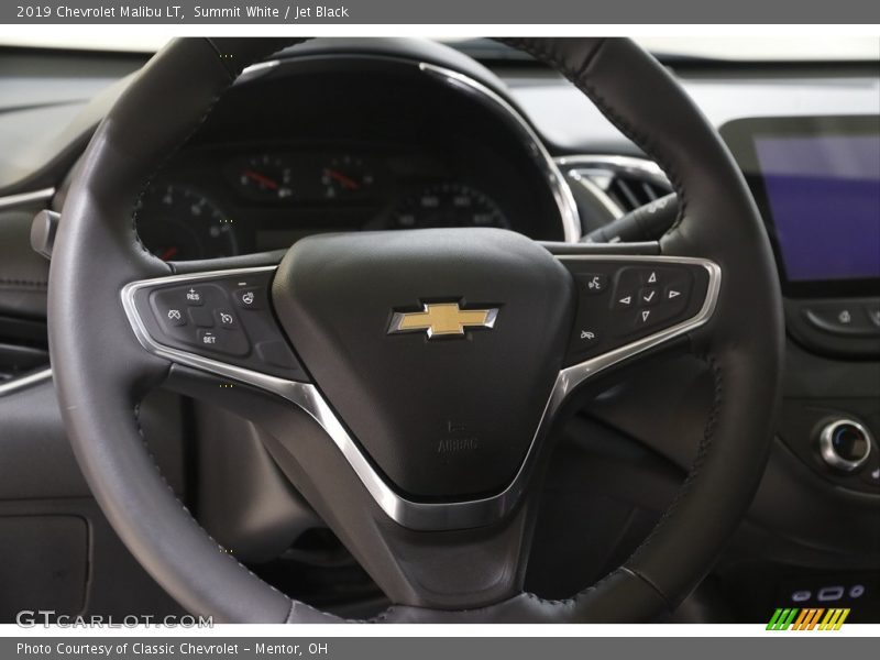 Summit White / Jet Black 2019 Chevrolet Malibu LT