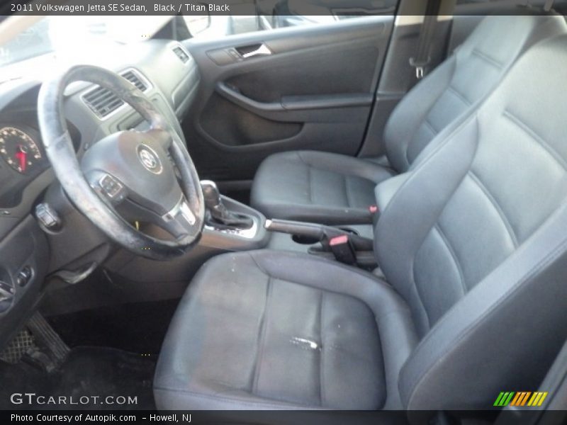 Black / Titan Black 2011 Volkswagen Jetta SE Sedan