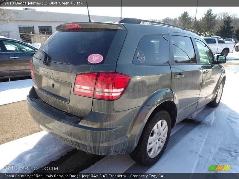 Olive Green / Black 2018 Dodge Journey SE